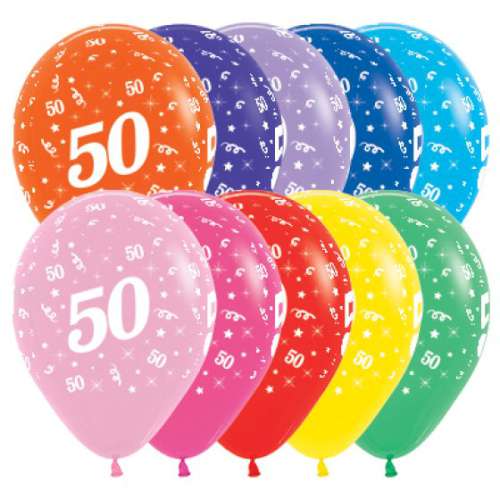Number 50 Party Balloon